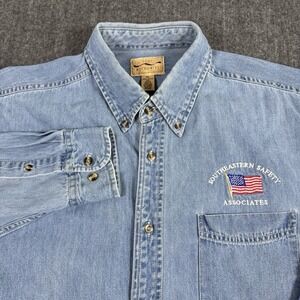 Code Authority Men's XL Shirt Southeastern Safety Associates American Flag
